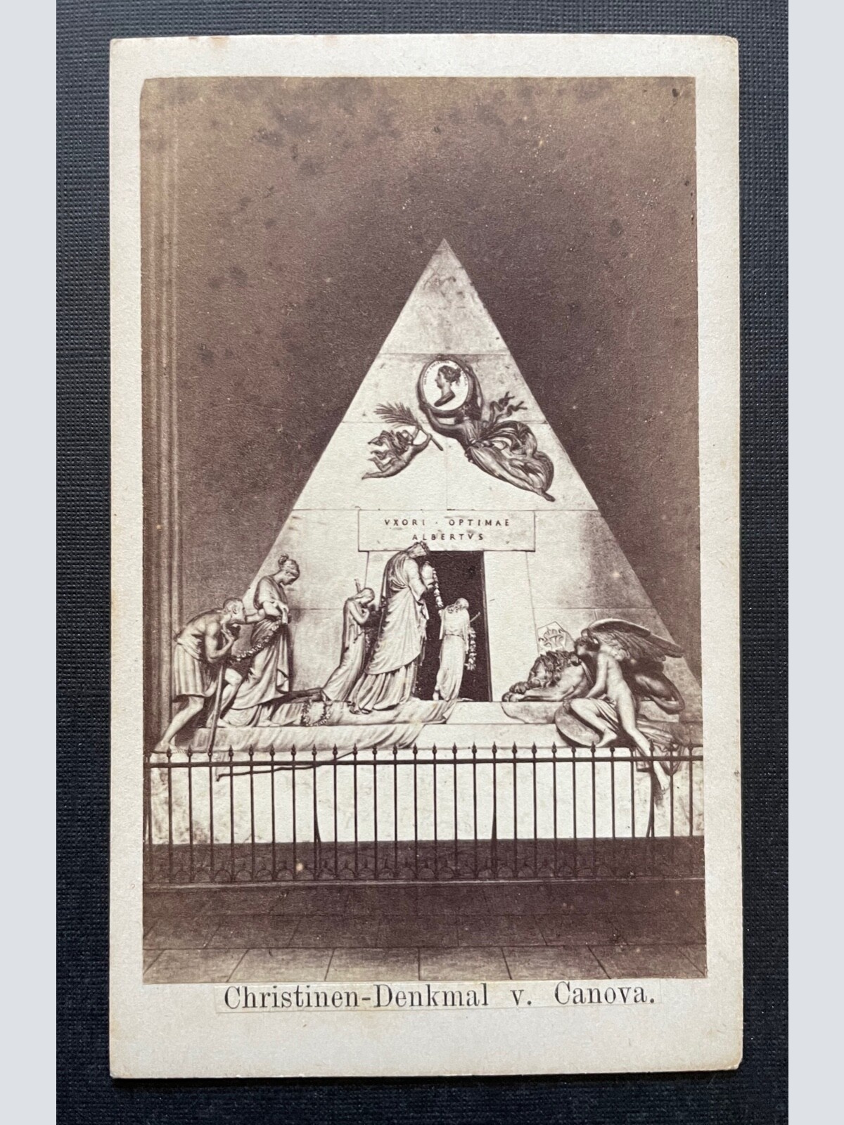 Foto Christinen-Denkmal Canova Statue Wien Österreich ca.10,7x6,5cm 410064