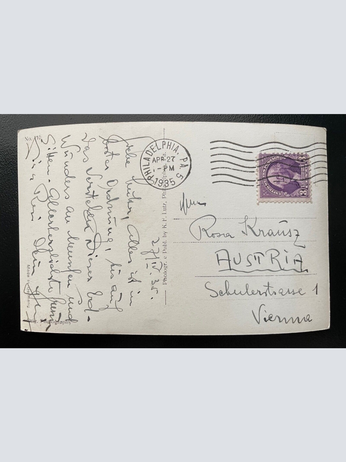 Philadelphia Beautiful Market Street East Auto Strassenbahn USA 410067