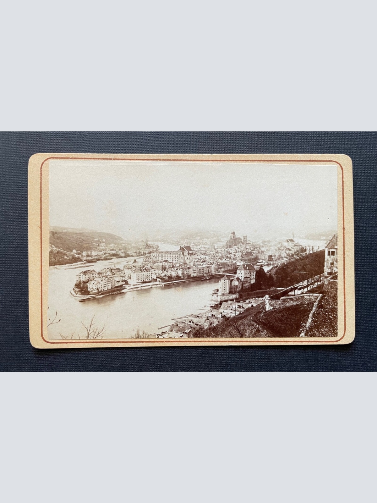 Foto Passau Stadt Hafen  E.Wangemann Bayern Deutschland ca.10,2x6cm 410071