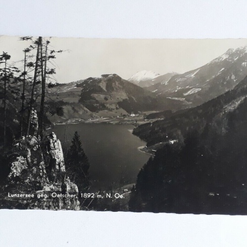 Lunzersee geg. Oetscher, 1892m 40093 ShNö