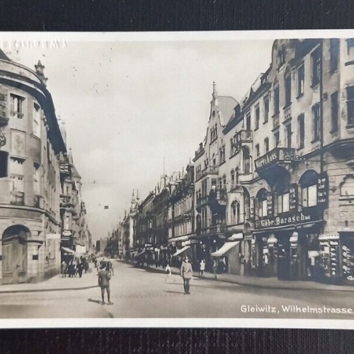 Gleiwitz Wilhelmstrasse Schlesien Polen 650097 Ga