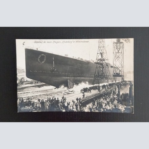 Stapellauf Des Neuen Kreuzers Hindenburg In Wilhelmshaven 7432 Ga