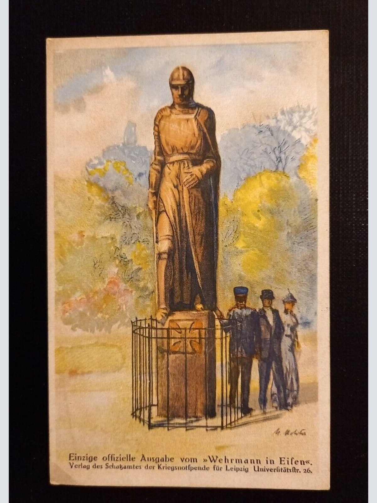 Leipziger Wehrmann Aus Eisen 5371 Ga G