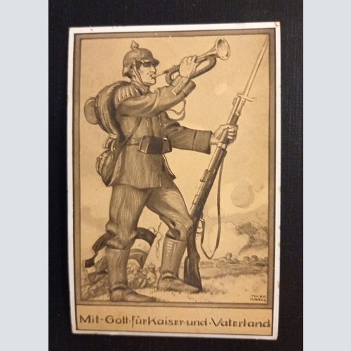 Mugo Kraus Soldat Mit Gewehr Und Trompete 28435 Ga G