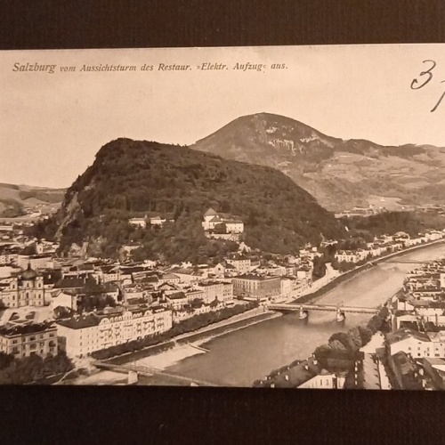 Doppelkarte Salzburg Panorama 165399 Ga G