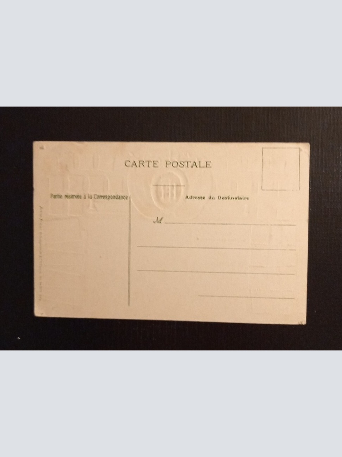 Paris La Place De La Concorde Flagge Prägekarte 600746A Ga G