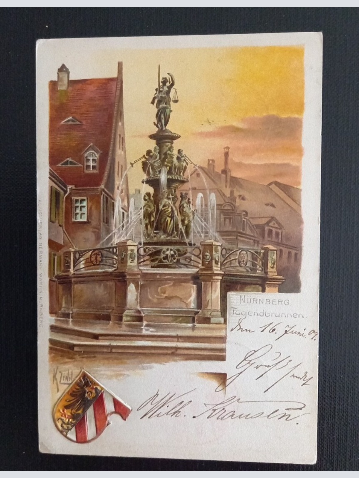 Nürnberg Tagendbrunnen 5286 Ga