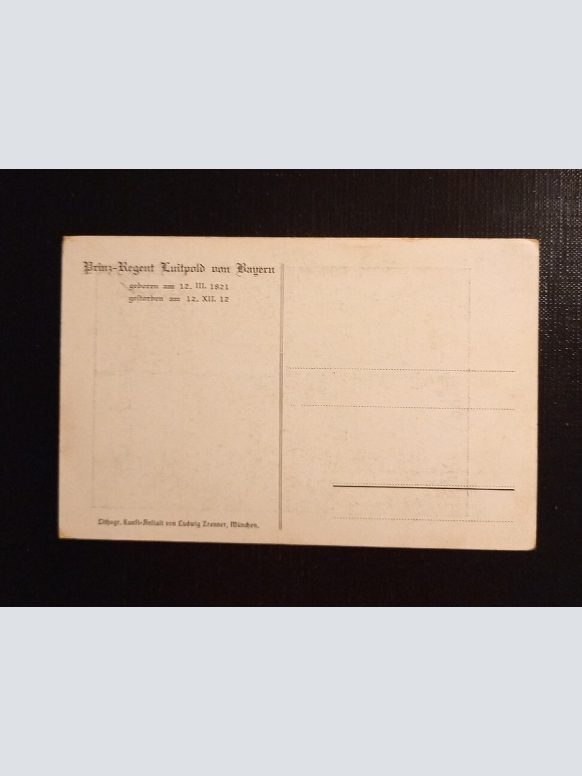 Prinzregent Luitpold Von Bayern 600721A Ga G