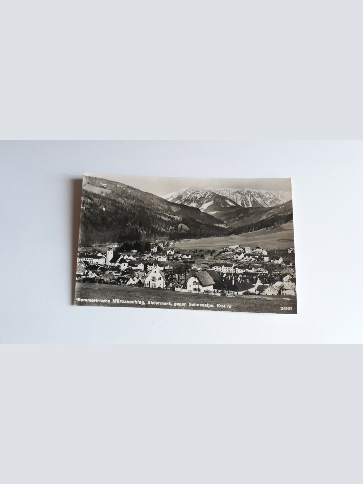 Sommerfrische Mürzzuschlag gegen Schneealpe 1904m. 40013FH