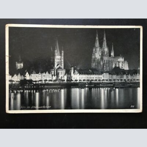 Köln im Scheinwerferlicht - Rhein - Kölner Dom 140450 TH