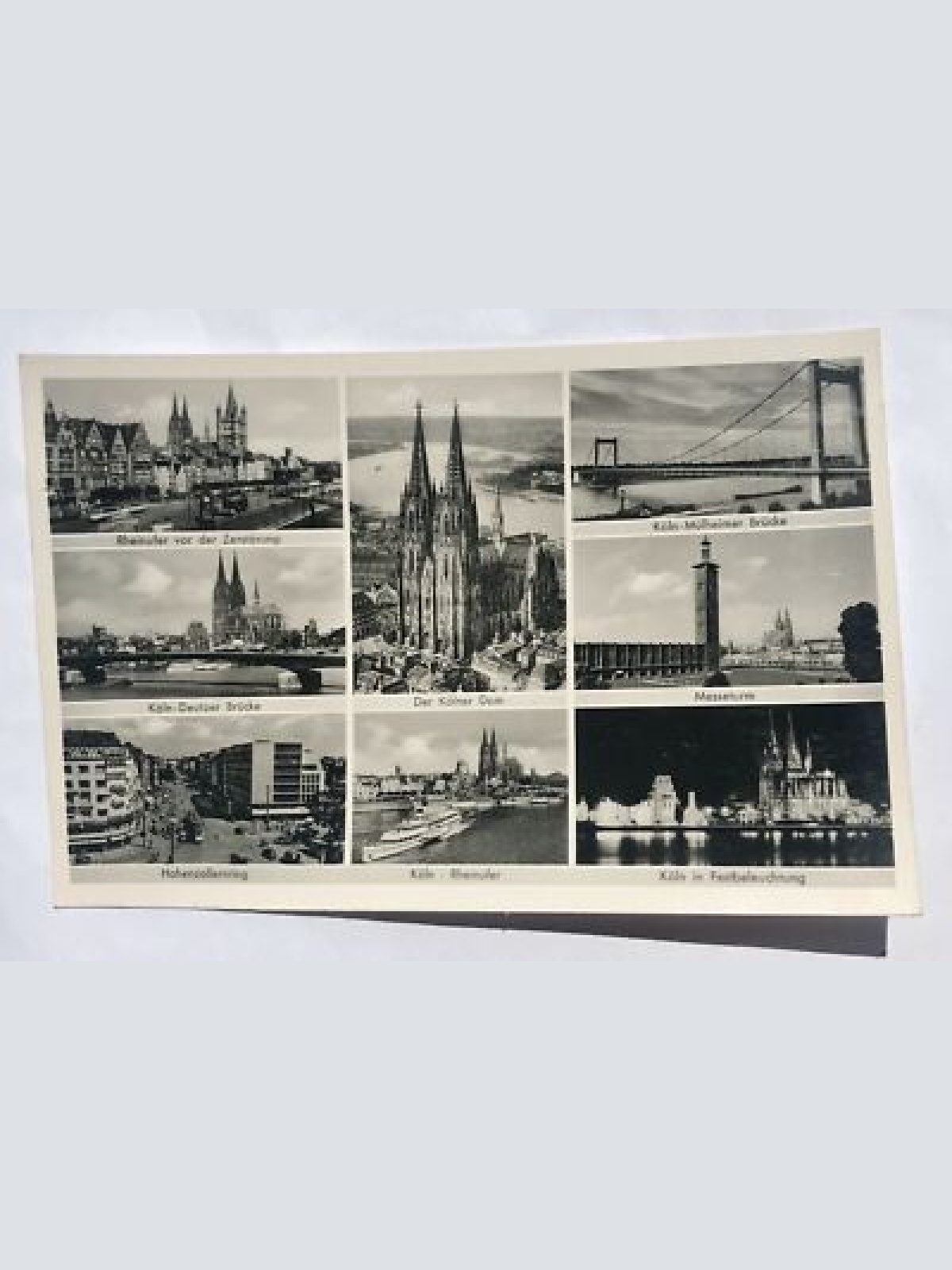 AK, Köln, Nordrhein Westfalen, Dom, Rhein, (110212 BW)