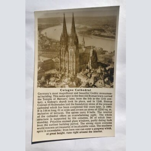 AK, Nordrhein Westfalen, Cologne, Cathedrale, Rhein (110211 BW)
