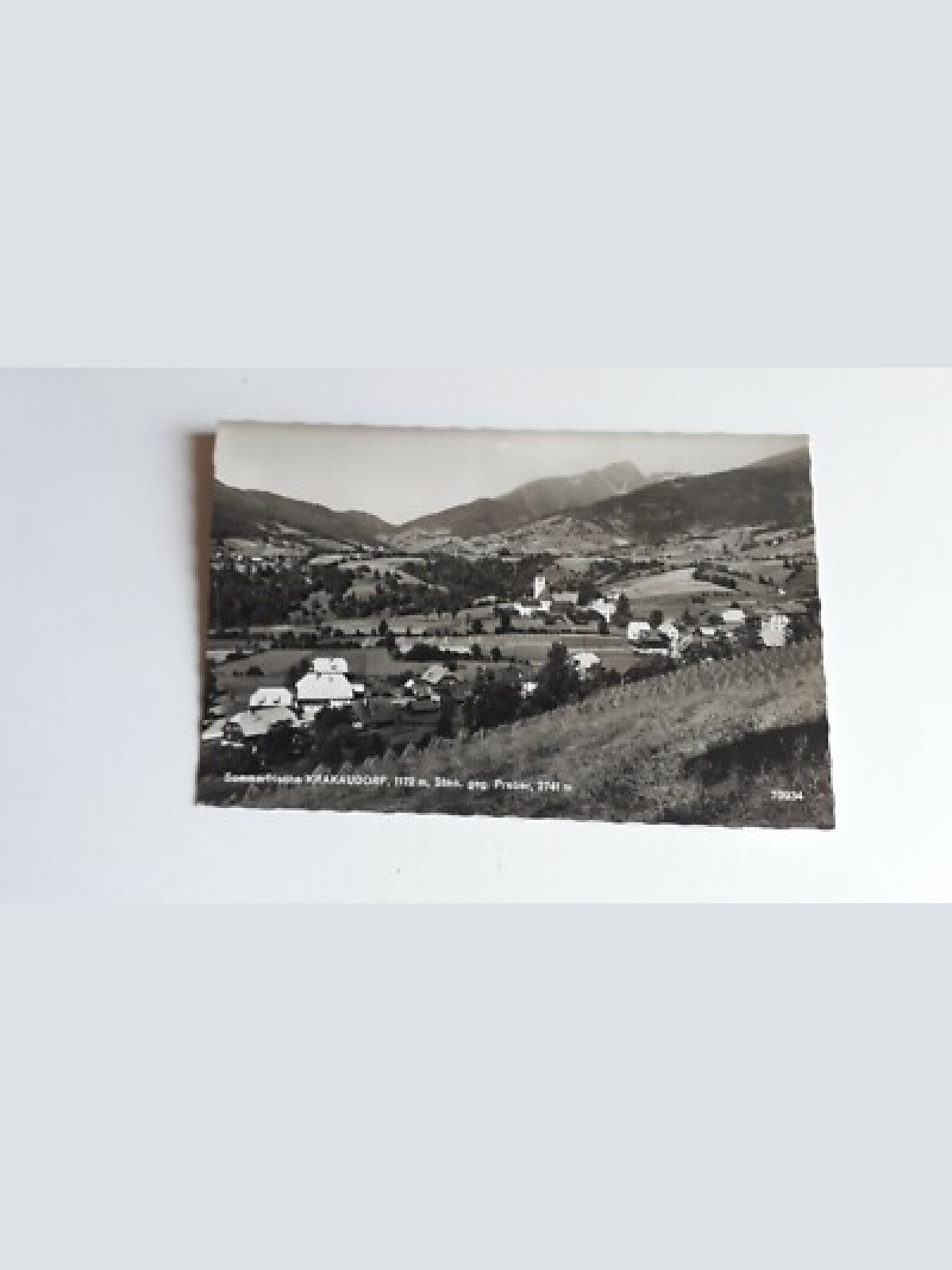 Sommerfrische Krakaudorf, 1172m, Stmk. geg. Preber, 2741m. 40079 Fh ShST