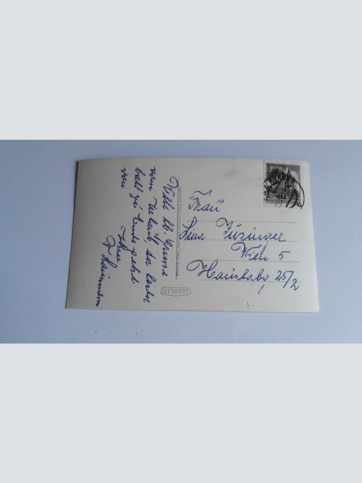 Höhenluftsommerfrische Aflenz 770m mit Hochschwabgruppe 2278m. 40082 FH ShSt