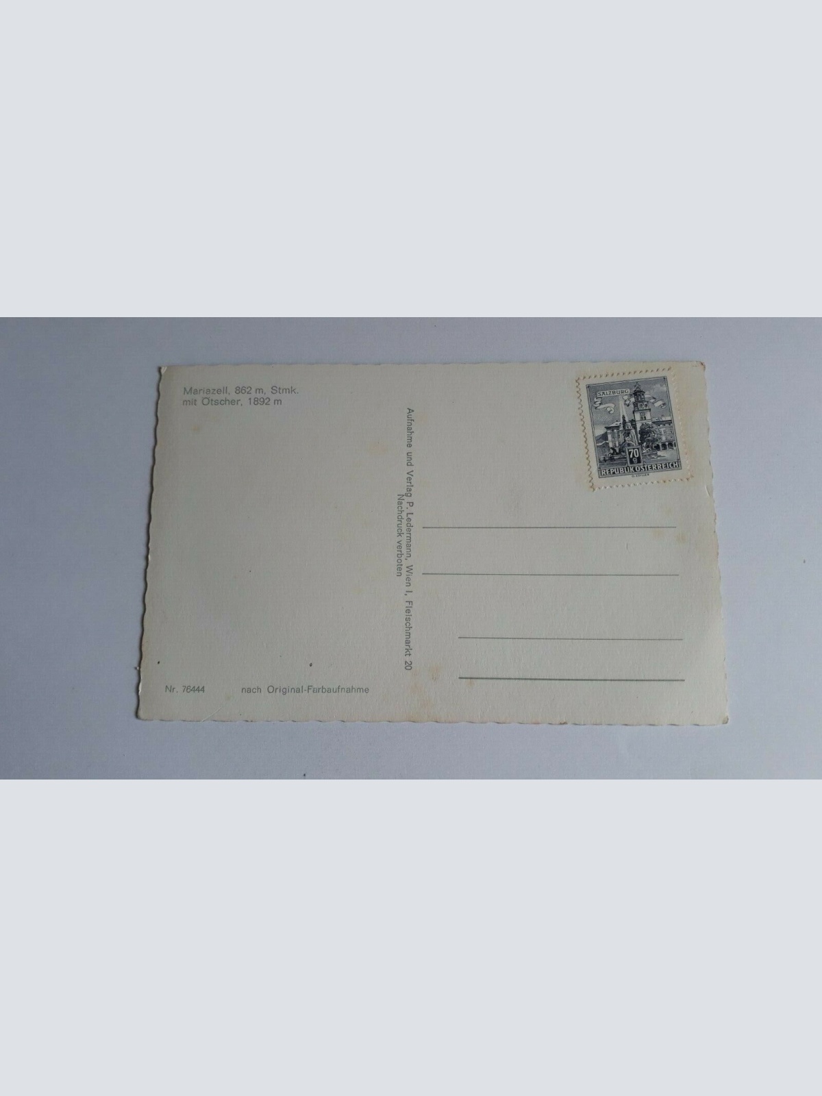 Mariazell, 862m, mit Ötscher 1892. 40034 FH