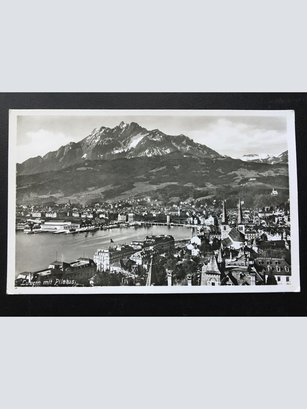 Luzern mit Pilatus - Blick auf Stadt - Schweiz 400382 TH