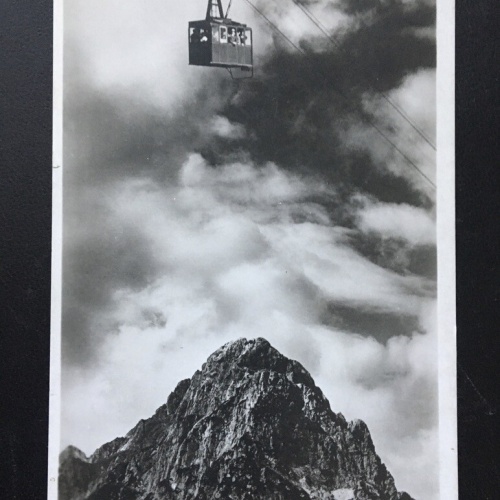 Kreuzeckbahn - Blick auf den Gr. Waxenstein - Seilbahn - Deutschland 400308 TH F