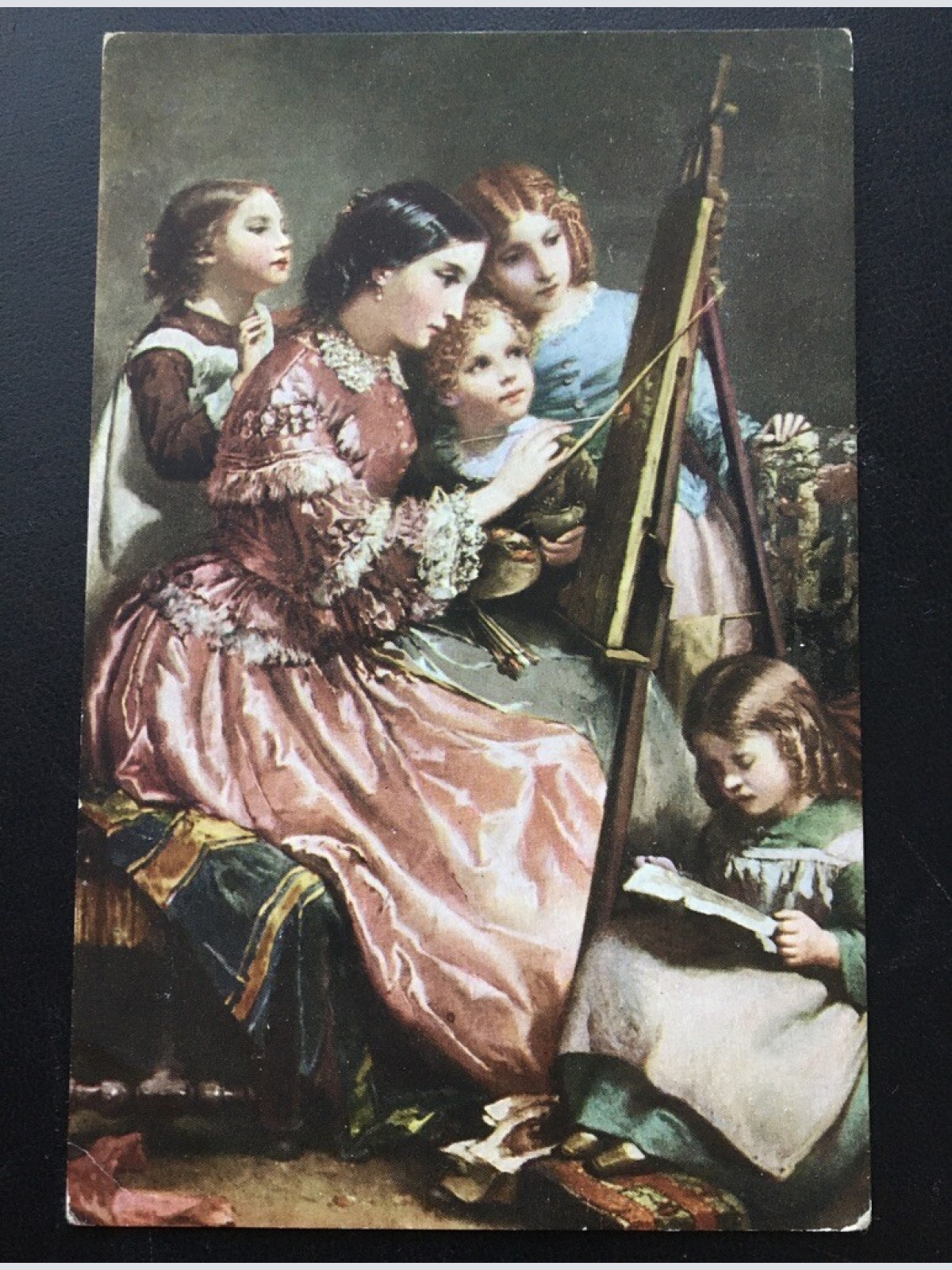 La petit artiste/Die kleine Künstlerin (Lafant de Metz) - Künsterkarte 400300 TH