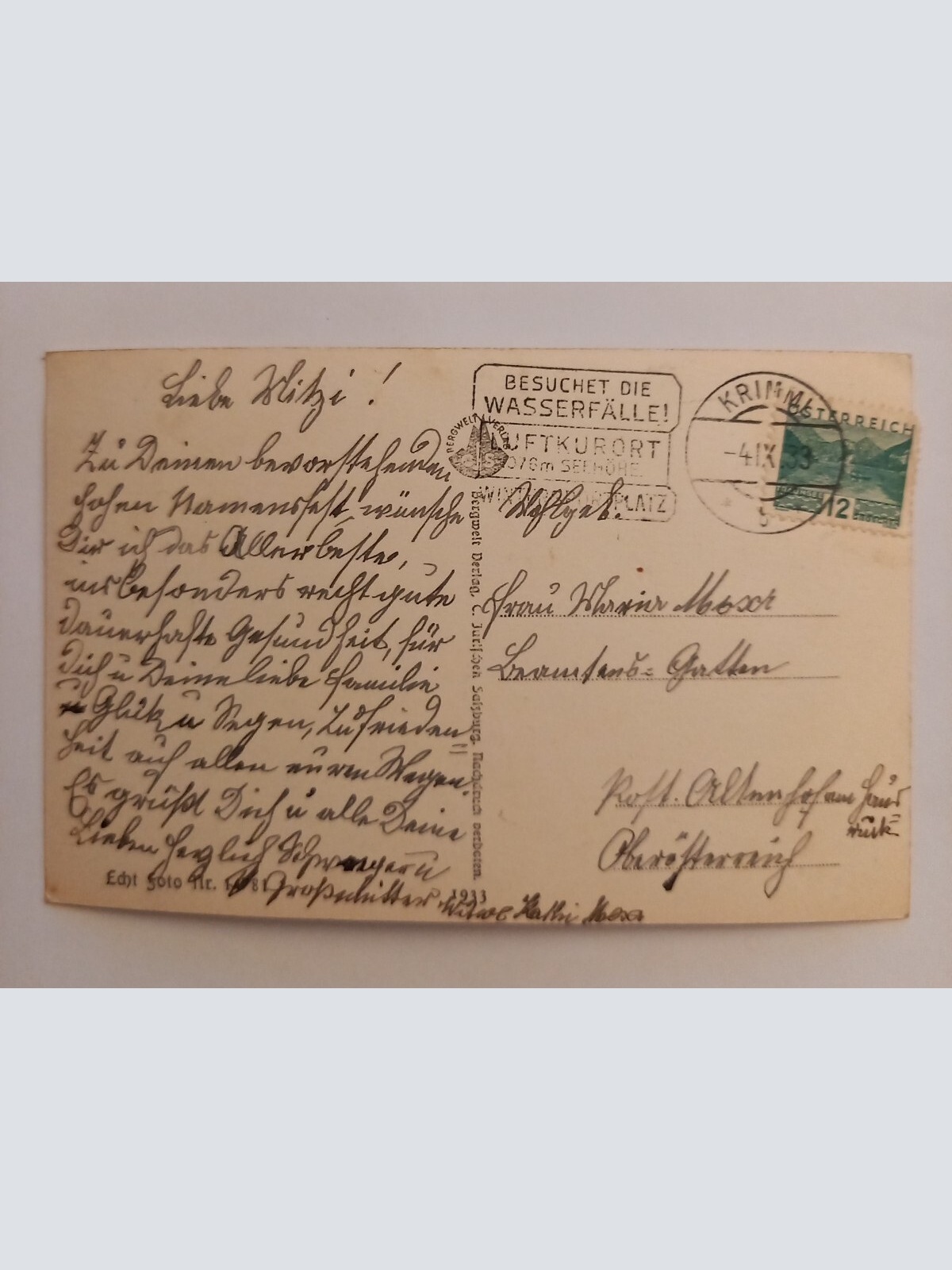 Alpengasthof Gerlosplatte, Krimml 500125A gr D