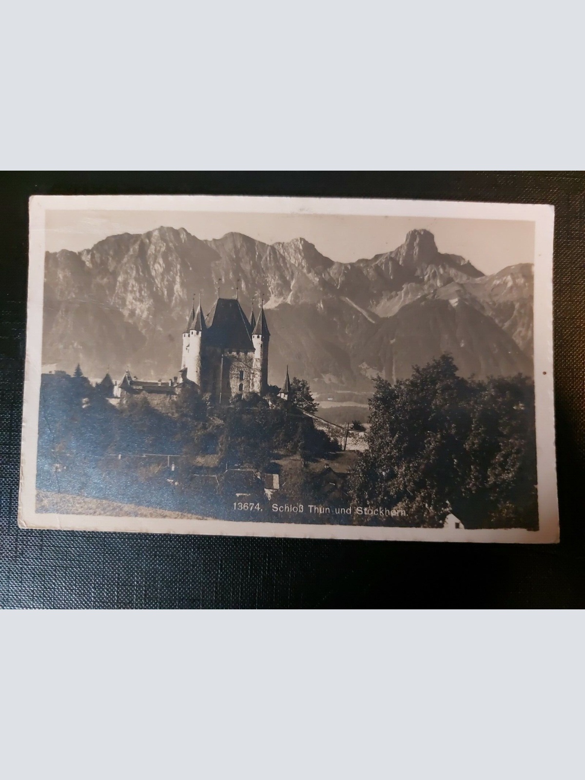 Schloß Thun und Stockhorn Burg Berge Gebirge Architektur 402556 WM G