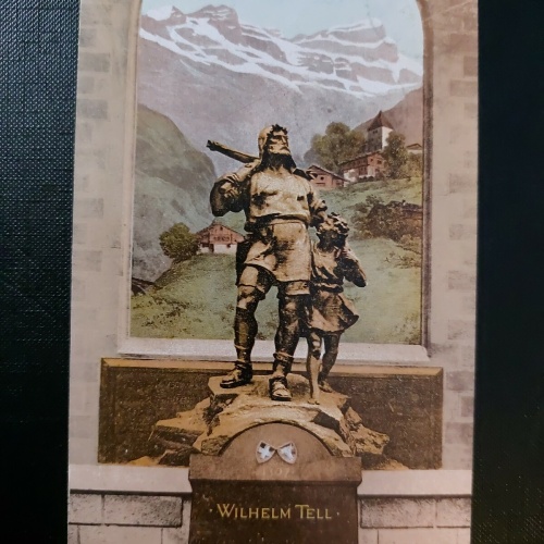 Wilhelm Tell Denkmal Altdorf Berge Dorf Schiller 402555 WM