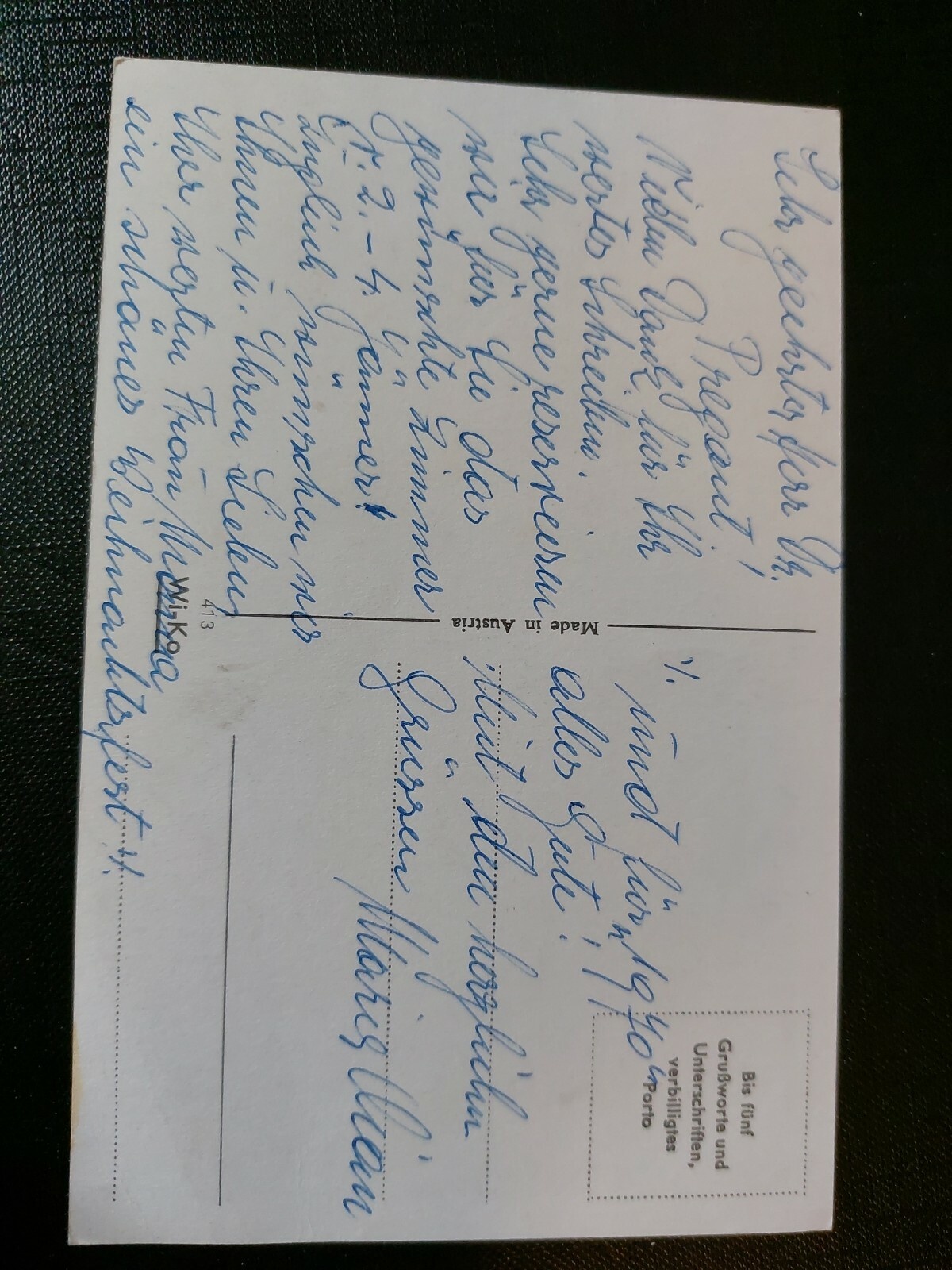 Weihnachts Grußkarte Stille Nacht Noten Kerze 402554 WM