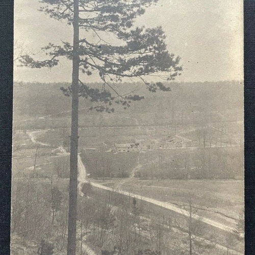 Masuren? Schlucht bei ? Landschaft Baum Wald Au Berg 410087 TH C