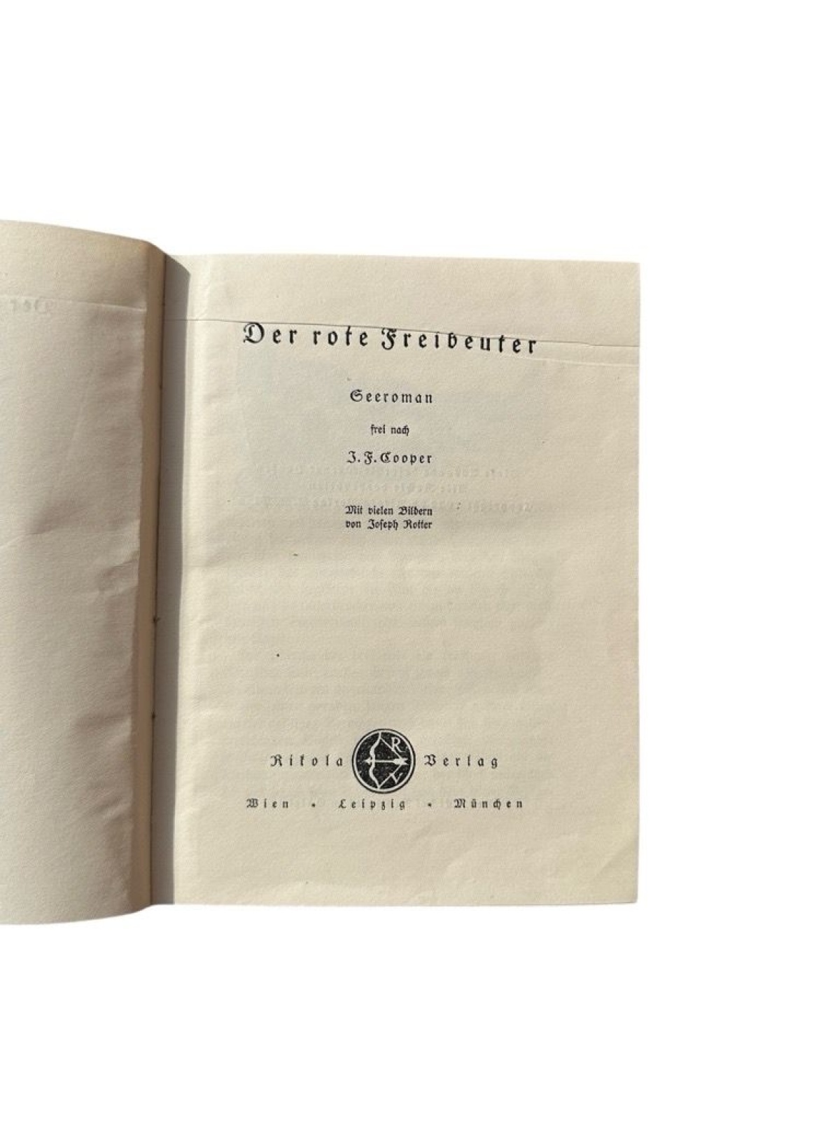 Der rote Freibeuter : Seeroman frei nach J. F. Cooper. [Diese Ausg. besorgte Wer