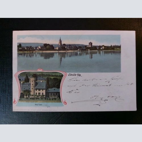 Eltville am Rhein Burg Crass Fluss Kirche 402568 WM F