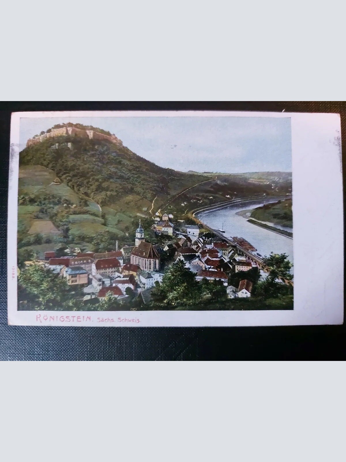 Königstein Schweiz Kirche Fluss Hügel Brücke 402569 WM F