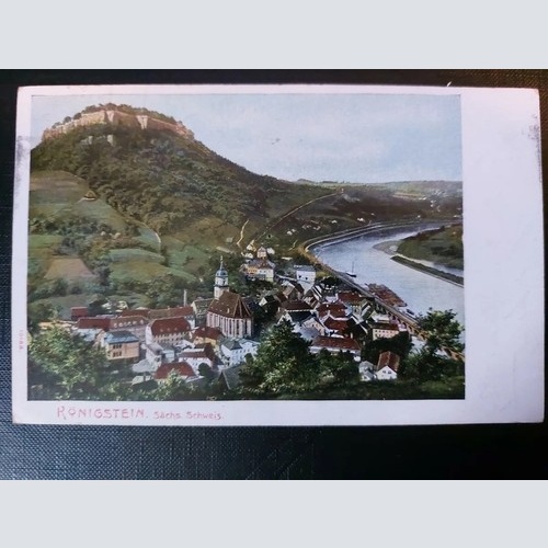 Königstein Schweiz Kirche Fluss Hügel Brücke 402569 WM F