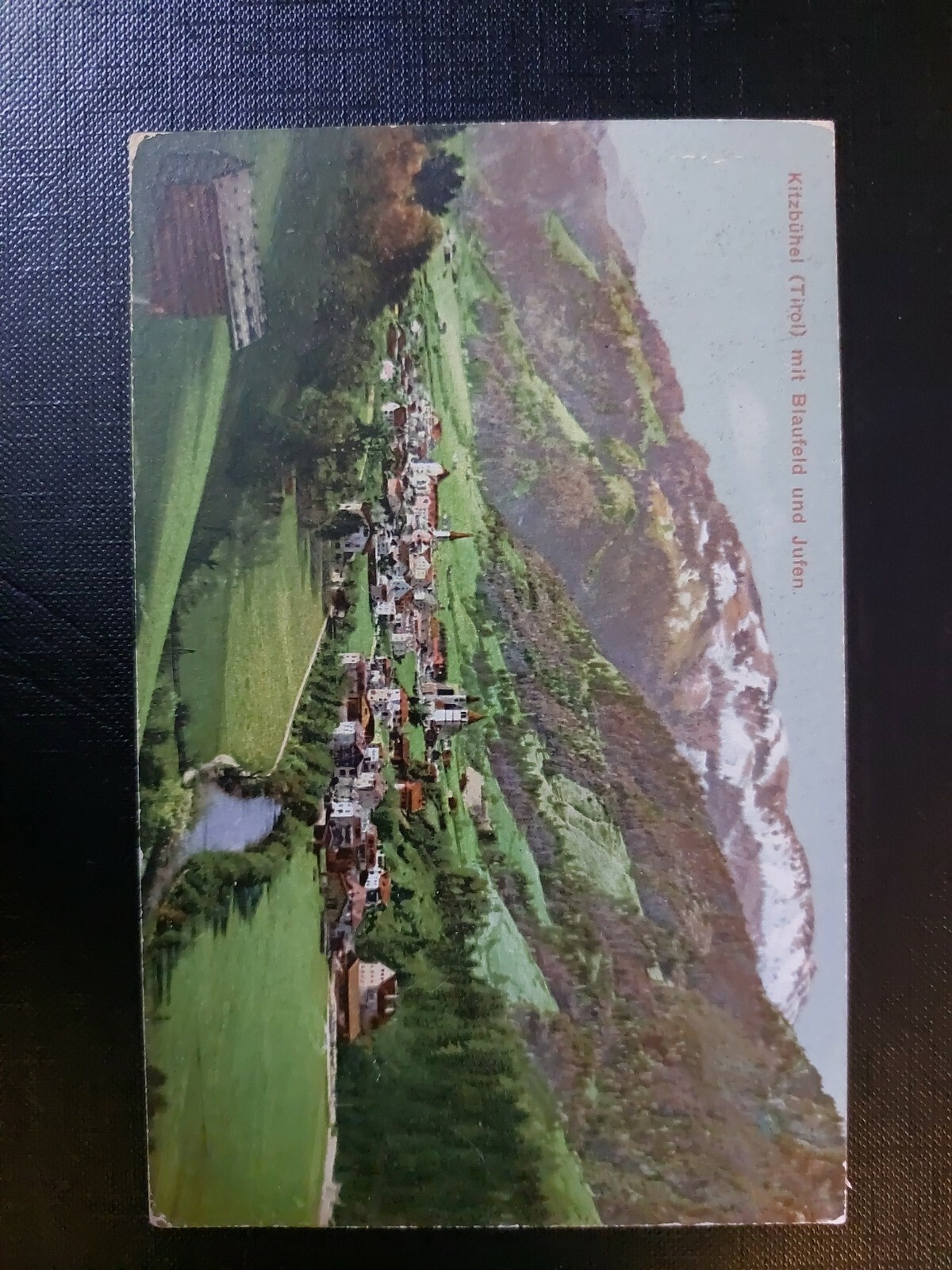 Kitzbühel Tirol mit Blaufeld und Jufen Alpen Gebirge Berg Fluss 402587 WM