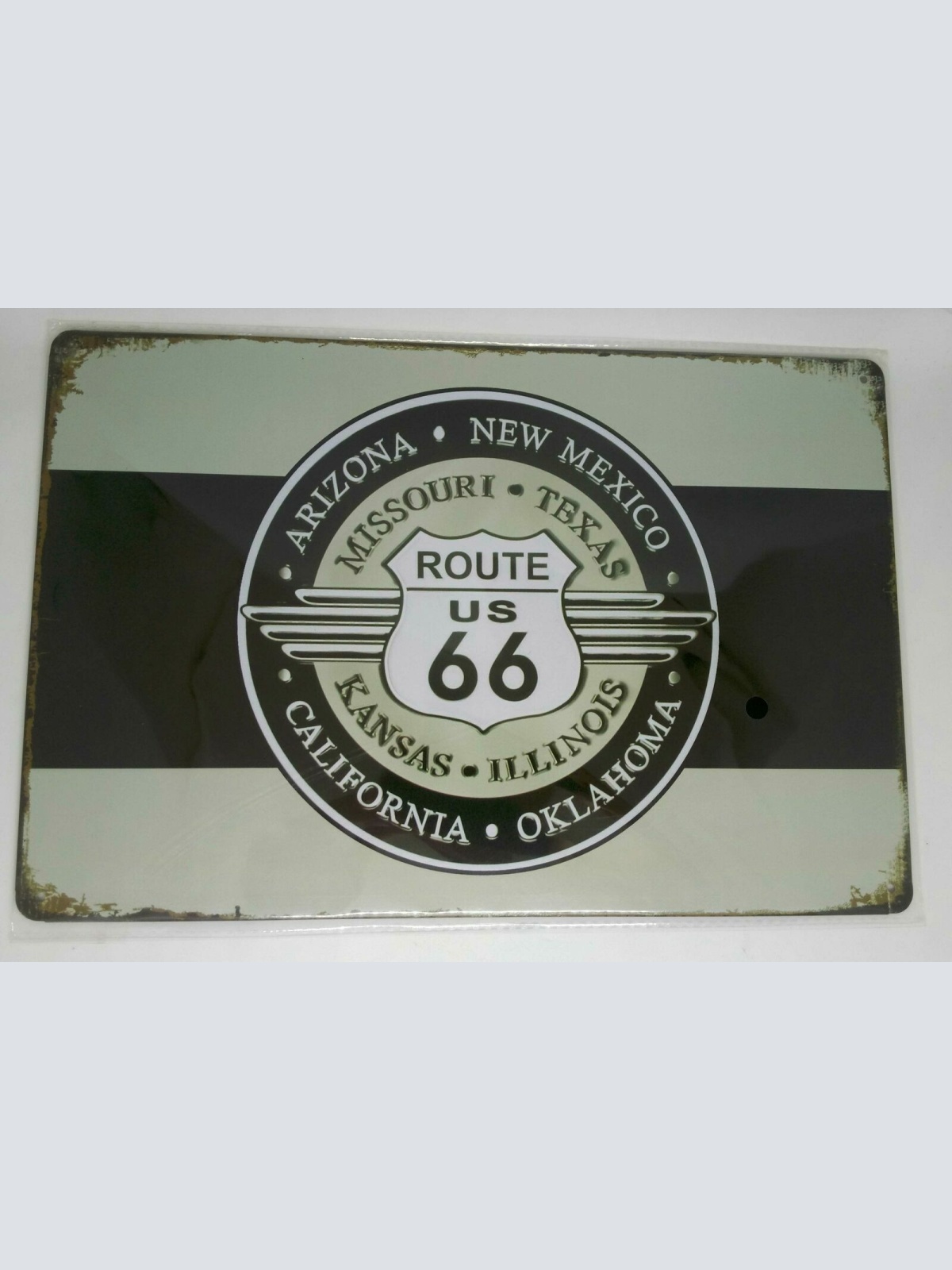 Nostalgie Nostalgie Retro Blechschild US Route 66 States 30x20 50136