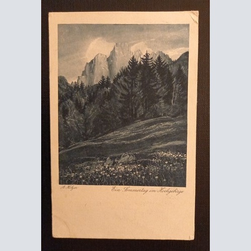 Ein Sommertag Im Hochgebirge 600724A Ga G