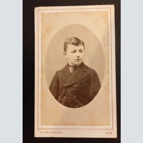 Ansichtskarte Oberösterreich Bruckenschlögl Ried Innkreis Porträt Cdv Foto