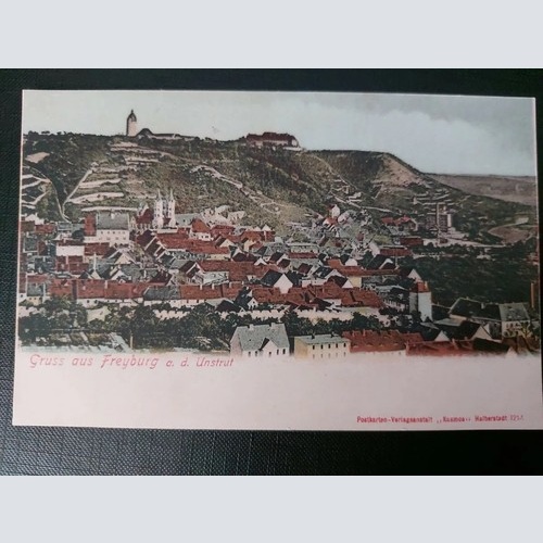 Gruß aus Freyburg an der Unstrut Kirche Stadt Hügel 402598 WM F