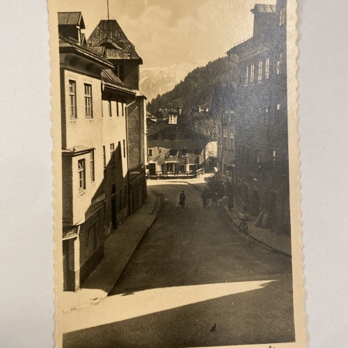 Die alte Salzstadt Hallein gegen das Tennengebirge 60242