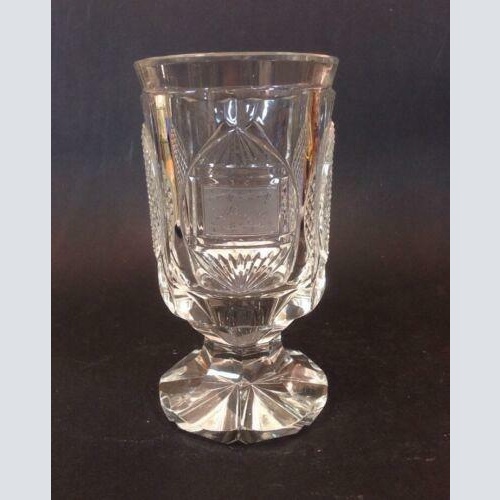 Antikglas mundgeblasen und handgeschliffen Namengravur " Marie " 12463