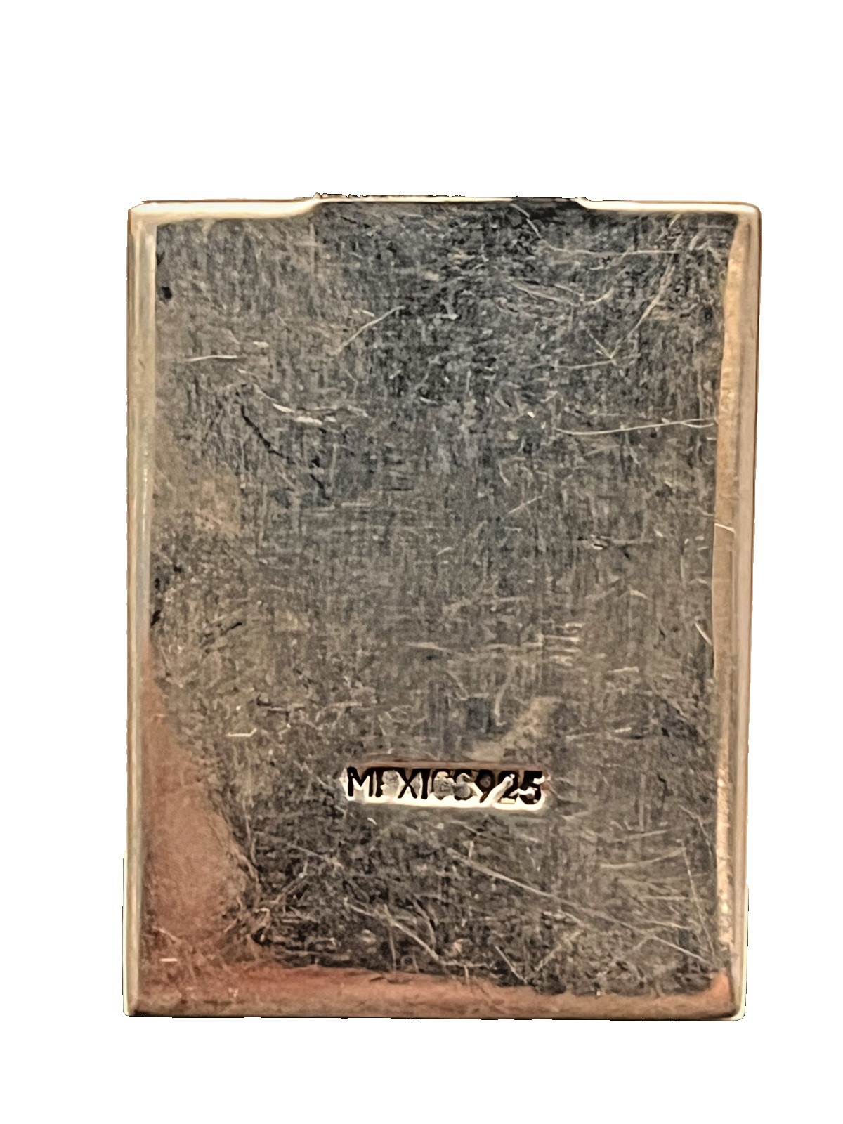 Anhänger 925 Silber  mit echten Multi Color Steinen  4x2,5cm  R0018