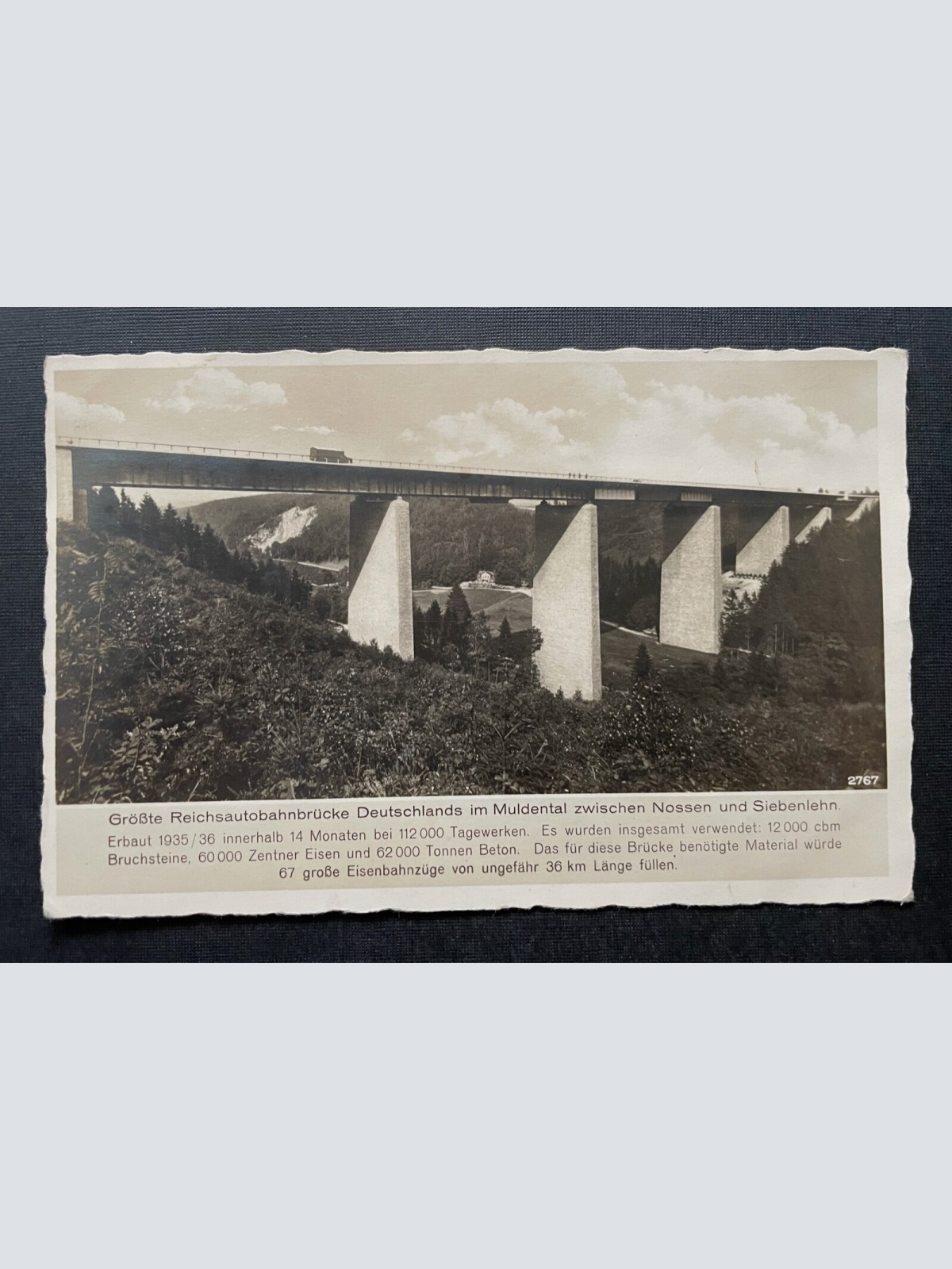 Größte Reichsautobahnbrücke Deutschland Muldental Nossen Siebenlehn 402177TH A