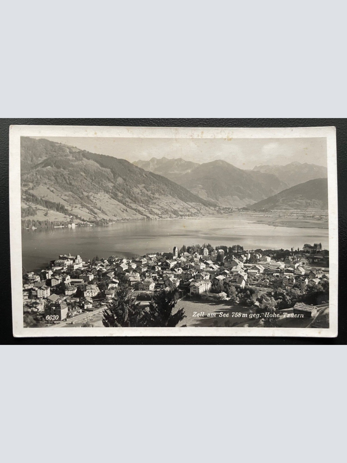 Ansichtskarte Zell am See Hohe Tauern Berg Stadt Zeller See Salzburg Österreich