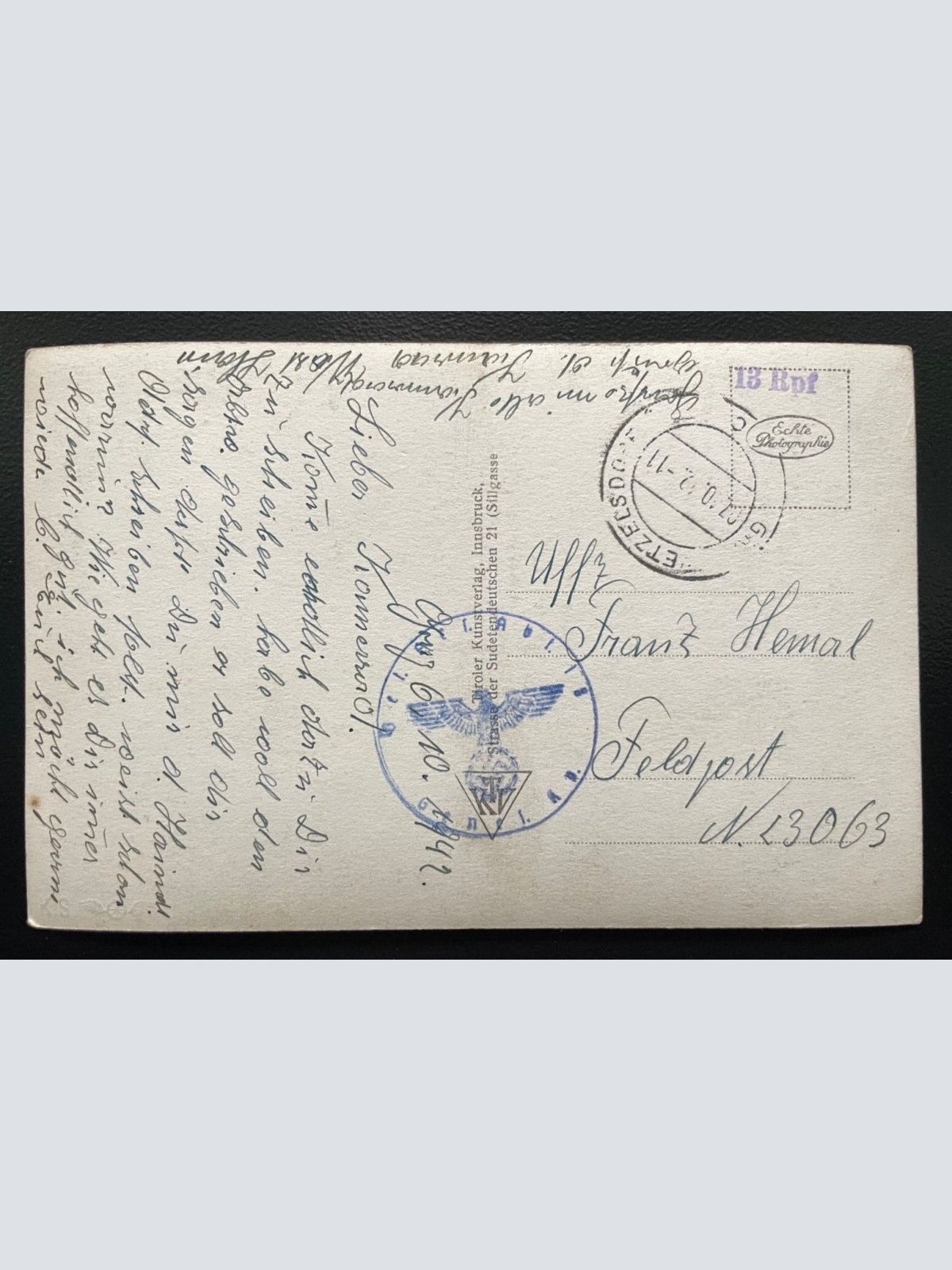 Ansichtskarte Zell am See Hohe Tauern Berg Stadt Zeller See Salzburg Österreich