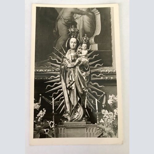 AK, Baden Württemberg, Kirche Wiesensteig, Skulptur (40090 BW) A