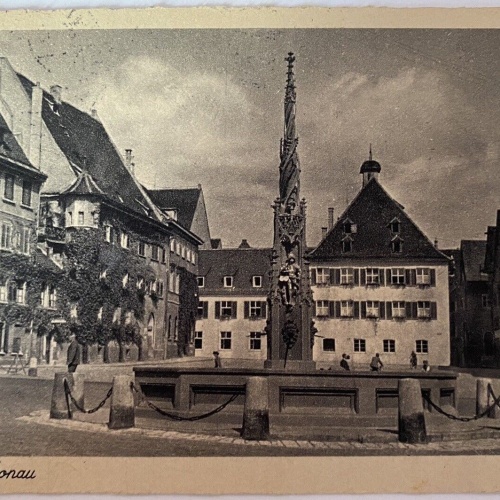 Ansichtskarte Ulm an der Donau Brunnen 410033 AH
