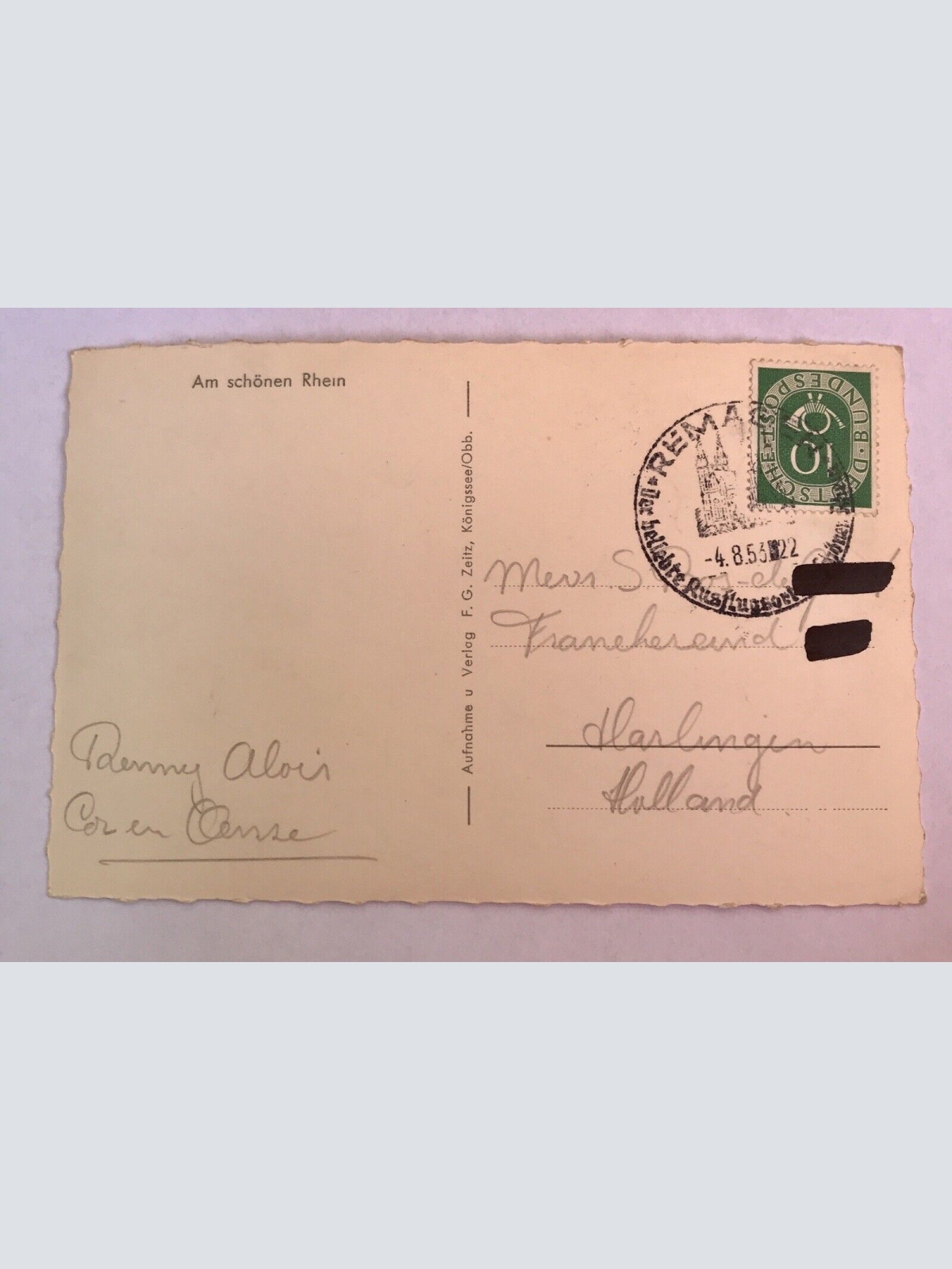 AK, Rheinland Pfalz, Apollinariskirche, Rhein (40079 BW)