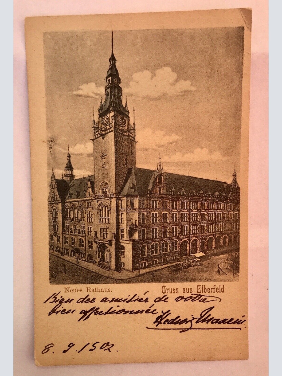 AK, Elberfeld, Rathaus, NRW (40027 BW) A