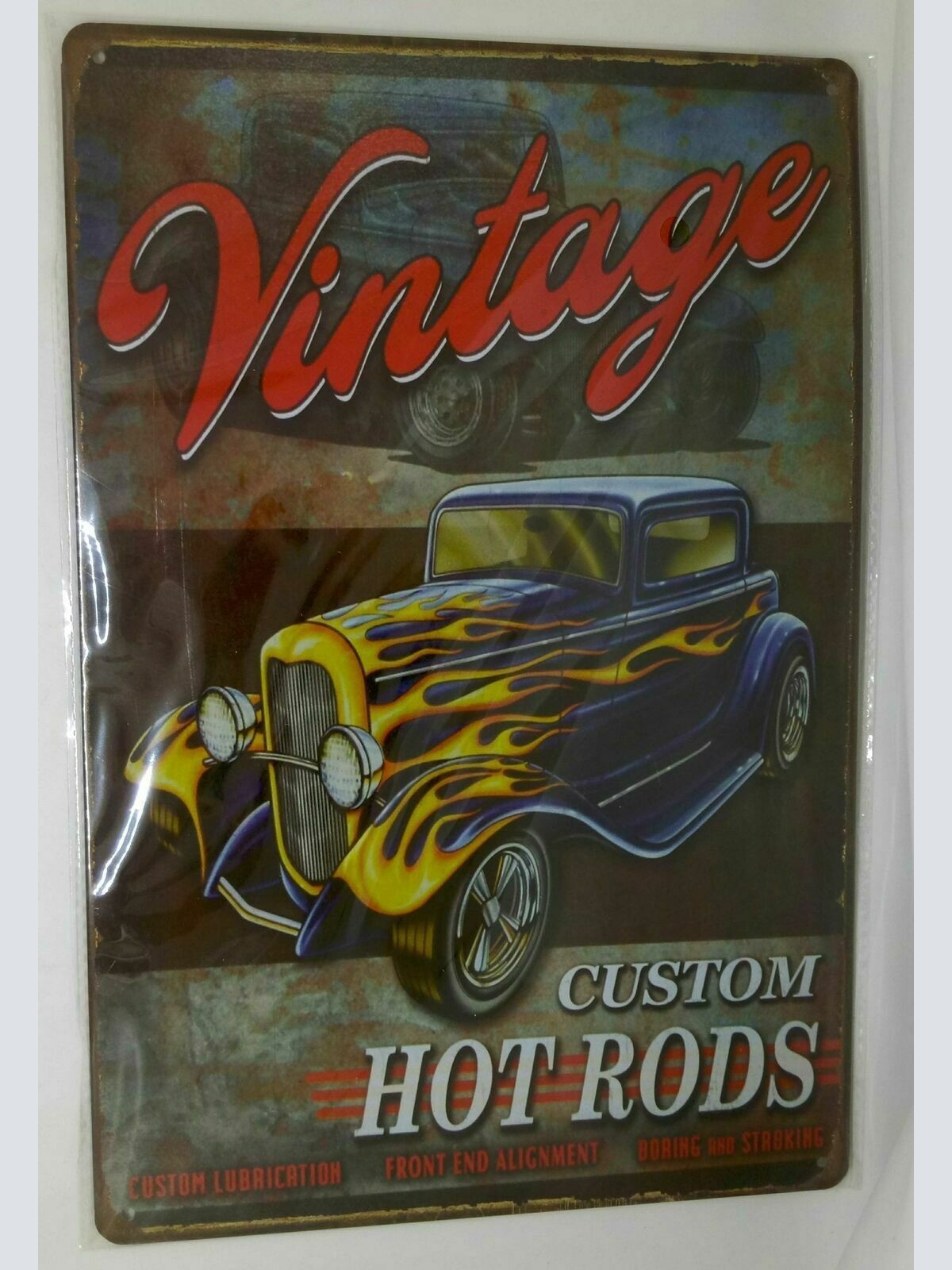 Nostalgie Retro Blechschild Vintage Custom Hot Rods 30x20 50144