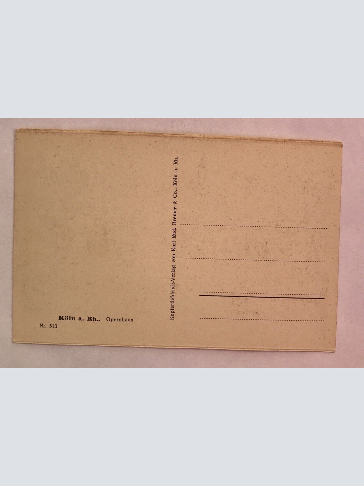 AK, NRW, Köln, Opernhaus (40068 BW)