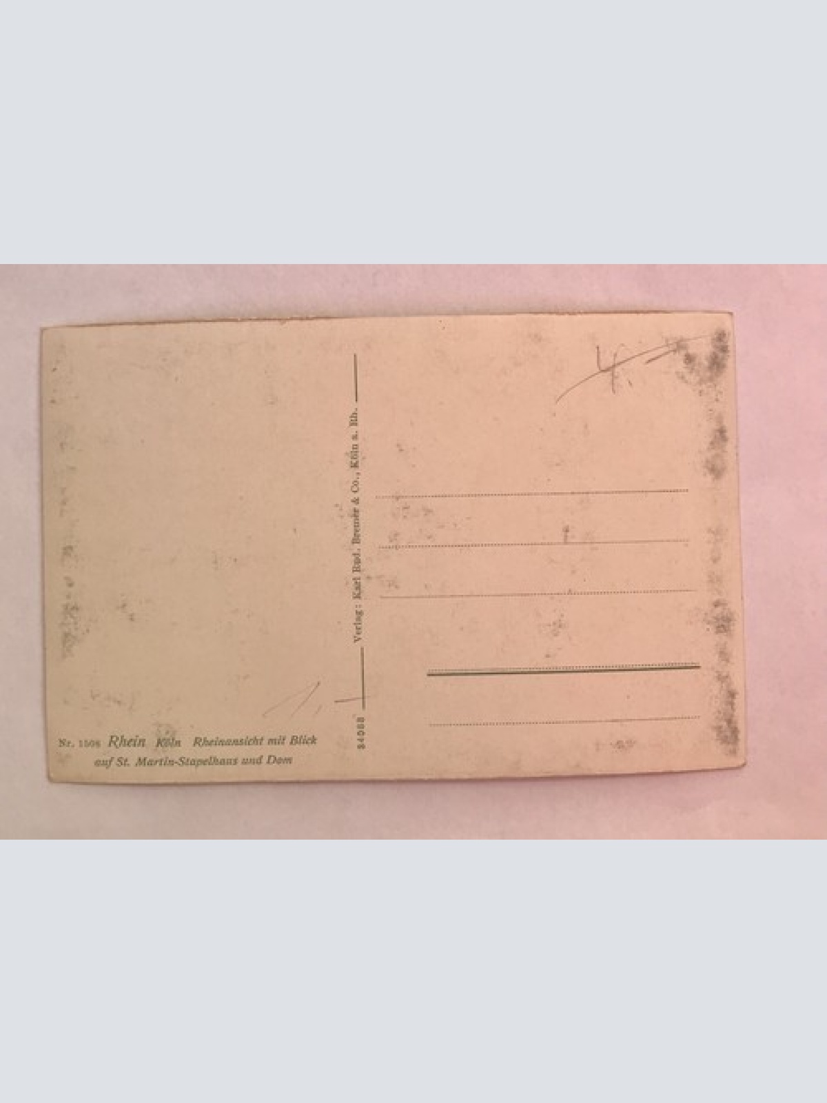 AK, NRW, Köln, Rheinansicht (40067 BW)