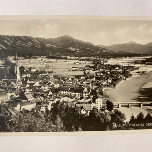 Bad Tölz rechts der Isar, Kirche, Brücke 400569 AH